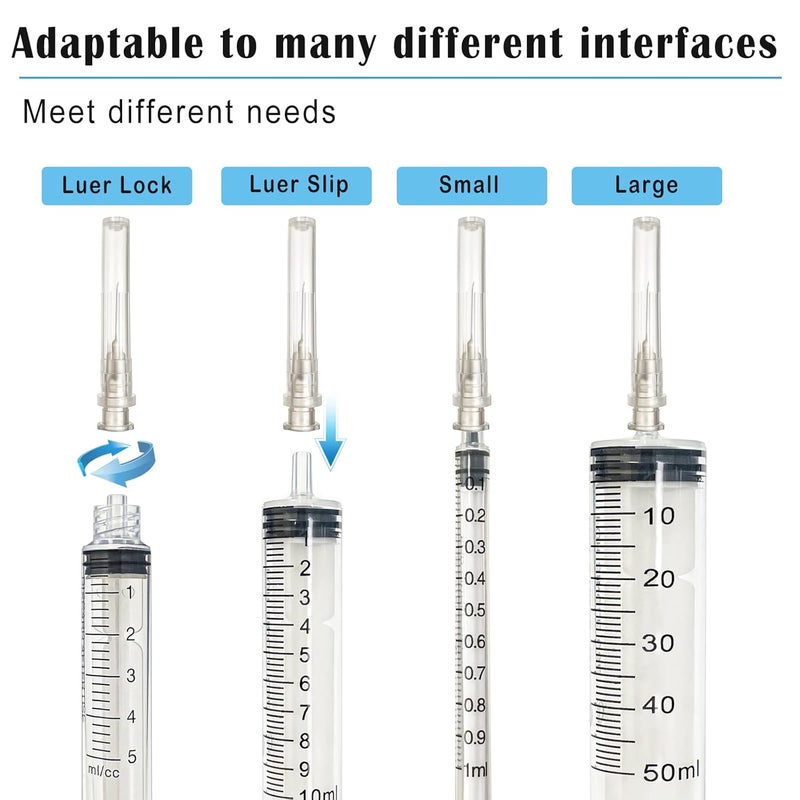 Careach 100pcs 27Gauge 1 inch Needles Luer Lock for Lab Accessories, Measuring and Refilling Inks - Image 3